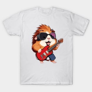 Cute rockstar guinea pig T-Shirt